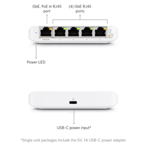 สำหรับสวิตช์ USW-Flex-Mini แบบไร้สายดูอัลแบนด์ รองรับ WEP และ QoS - Product Image 2