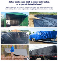 Rouleau de bâche imperméable enduite haute résistance, occultante et anti-UV pour tentes d'événements extérieurs et couvertures agricoles