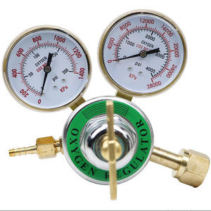Régulateurs d'oxygène et d'acétylène WQ CGA540 CGA510, vannes de réduction de pression à deux étages pour soudage et découpe - Product Image 3