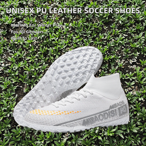 Botas de Fútbol, Futsal y Soccer de Caña Baja con Cordones, Suela FG/HG/TF, Forro de Malla y Cuero PU, Entresuela de Goma, Unisex, para Primavera, Otoño, Invierno y Verano - Product Image 1