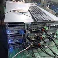Untuk Server Rak PowerEdge R740 16SFF 2U 2-socket Intel Xeon Silver 4210R 32GB DDR4 RAM PERC H330 2x750W PSU Stok Rekondisi