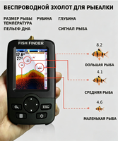 XJ-01 Kaspi Bestseller Sonar intelligent 100m pour relevé bathymétrique et pêche, écran couleur HD pour bateau à appâts, détection sonar GPS de pêche