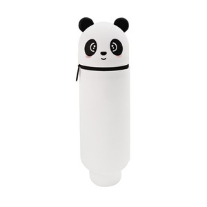 Trousse à crayons 3D personnalisée populaire pour la rentrée scolaire, en silicone, avec visage d'animal, mignonne et autoportante - Product Image 2