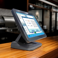Caja Registradora POS S900F Personalizada con Pantalla Táctil, Base Metálica Plegable para Tiendas de Conveniencia, Sistema POS con Pantalla Táctil