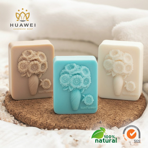 Custom Bright Yellow Cheerful Flower <b>Soap</b> Helps Remove Dark Spots And Hyperpigmentation A Vitamin C Enriched <b>Soap</b> For Even Tone - Product Image 1