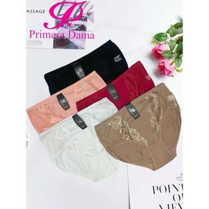 Calzoncillo Extra Large in cotone con dettaglio in pizzo floreale disponibile in vari colori reggiseno & slip - Product Image 4