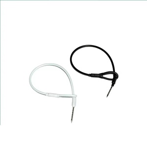 <span class=keywords><strong>Eas</strong></span> chống trộm tái sử dụng vòng lặp duy nhất an ninh thép dây buộc sử dụng với thẻ cứng treo - Product Image 1