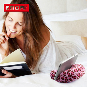 Cute Design Microfiber Portable 3 in 1 Universal Mobile Phone Holder <b>Stand</b> Cushion - Product Image 5