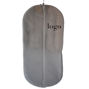 Personalised Black &amp; White <strong>Breathable</strong> Men's Suit Cover Travel-friendly Bridal Wedding Gown <strong>Garment</strong> <strong>Bags</strong> with Custom Logo - Product Image 1
