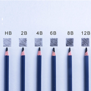 Bview Art HB 2B 4B 6B 8B 12B Set de crayons mats Crayon mat spécial pour le dessin pour les étudiants en art - Product Image 3