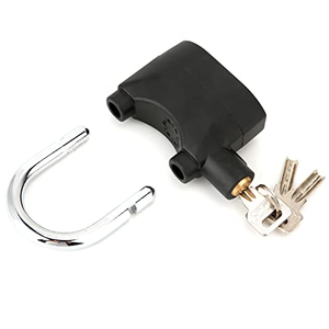 Candado de Alarma de Alta Resistencia con Logotipo Personalizado de 110db, Candado de Combinación Antirrobo con Llave Larga y Corta - Product Image 2