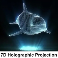 Museums-Events Zeigen Visuelle Effekte Mapping Interaktives Immersives Projektionssystem 5D 7D Holographischer Laser 3D Hologramm-Projektor