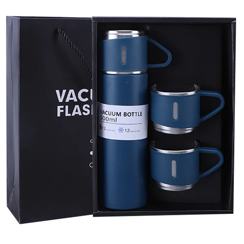 High Quality Stainless Steel Vacuum Flask Travel Mug Business Thermos Cup Vaccum Vacuum Flask Gift Set 304 Box