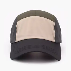 camp cap nylon waterproof vintage custom 5 panel camper hat
