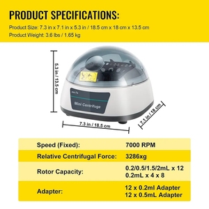 Lâm sàng PRP PRF 12 placer lạnh 100ml 15ml 50ml phẳng đơn kép quay Plasma mm7 ngang máy cho microplate - Product Image 2