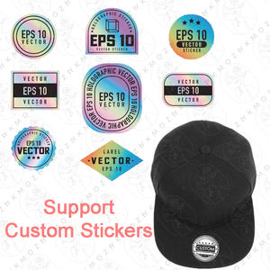 Manufacturer Mens Hip Hop Style Sports Outdoor <b>Snapback</b> Unisex Streetwear Activities Flat Brim baseball <b>cap</b> with custom sticker - Product Image 3