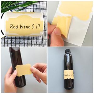 Custom Writable Gift Labels & Stickers for for Essential <b>Oil</b> <b>Bottle</b>, Jars, Food Storage or Gift Decoration - Product Image 3