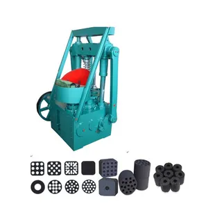 easily ignited honeycomb coal briquette molding machine charcoal punching briquette machine