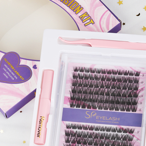 SP EYELASH 3D DIY Lash Clusters Wispy 3D Fluffy Individual Cluster Lashes DIY at Home Styles Mixte Effet 3D Cils Naturels - Product Image 4