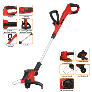 12 inch không dây điện chuỗi tông đơ 20V tự làm OEM cỏ cỏ tông đơ - Product Image 2