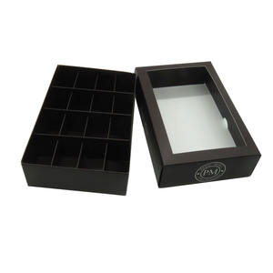 Caja <span class=keywords><strong>de</strong></span> Papel Grueso Personalizada para Macaron <span class=keywords><strong>Cajas</strong></span> Ciegas <span class=keywords><strong>con</strong></span> <span class=keywords><strong>Divisiones</strong></span> <span class=keywords><strong>de</strong></span> Cartón Macaron Caja <span class=keywords><strong>de</strong></span> Embalaje - Product Image 2