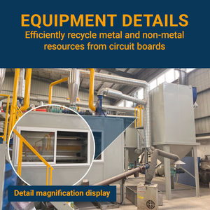Machine de recyclage de métaux précieux Pcb cuivre et or extrait entièrement automatique en Chine - Product Image 2