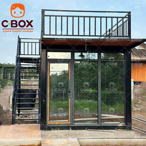 C-BOX Maison Conteneur Modifiée Rectangulaire Design Industriel Respirante Pour Usage Résidentiel - Product Image 3