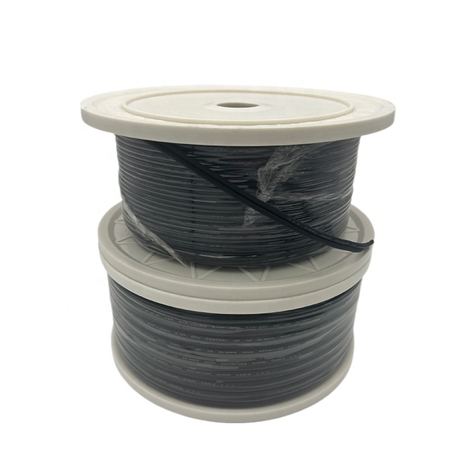 Professional Wholesale OFC 12GA 14GA 16GA 18GA 20GA Flexible Transparent Speaker Wire High Quality Cable for Speaker Car Audio