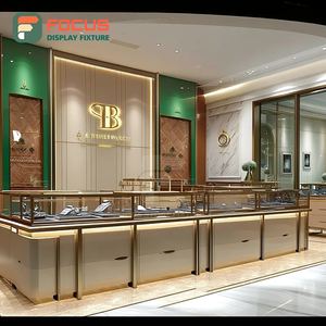 Fabricante de Muebles Personalizados para Joyería Minorista, Vitrina de Exhibición con Marco Metálico para Espacios de Boutique - Product Image 5