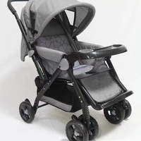 Poussette parapluie 3-en-1 pour bébé, siège auto, métal léger, pliable, absorption des chocs, position assise-allongée, pour 0-6 mois, charge 20 kg