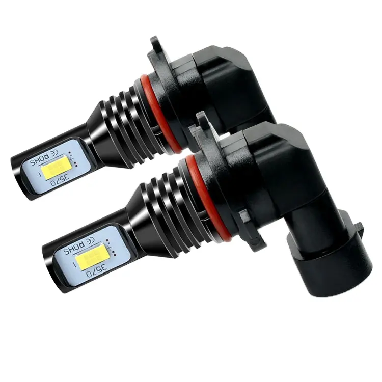 Araba sis işık H8 H9 H10 H11 H16 JP LED ampuller oto Anti sis lambaları 72W Canbus araba sürüş koşu işık ön Foglamp 6000K beyaz