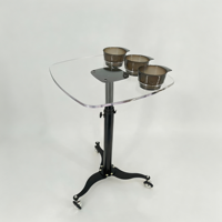 Chariot à roulettes pour outils d'extension capillaire avec plateau à peignes, porte-outils et bacs suspendus pour salon et tatouage