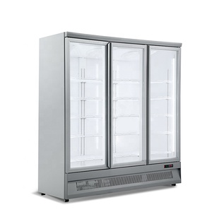 Vitrine Réfrigérée Verticale Commerciale pour Supermarché, Épicerie et Magasin de Proximité avec Porte Vitrée - Product Image 5