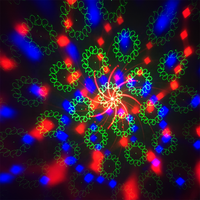 Équipement de DJ disco rotatif d'intérieur Lumières de scène de fête à domicile Éclairage à faisceau laser pour piste de danse
