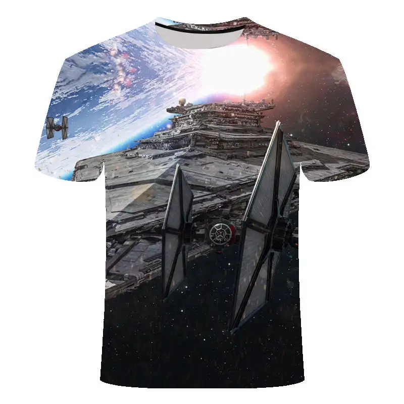 3D Gedrukt Stars Wars T-shirt Nieuwste Mannen Vrouwen Zomer Korte Mouw Grappige Top Tees Fashion Casual Kleding Ronde Hals t-shirt