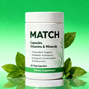 Cápsulas de Matcha Orgánico OEM ODM 500mg, Suplemento Herbal, Extracto de Té Verde para el Metabolismo y la Energía - Product Image 1