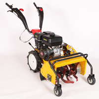 Offre Spéciale Tracteur Manuel Autoporté Multifonctionnel de Jardin 170F/177F à Essence, Tondeuse, Désherbeuse et Motoculteur