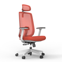 Mobilier de bureau Vente en gros Chaises ergonomiques à dossier haut pour le travail en maille avec appui-tête réglable Chaise de bureau