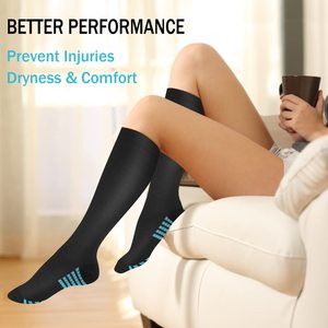 Qualité médicale varices cuisse haute les deux <span class=keywords><strong>jambes</strong></span> Anti Fatigue <span class=keywords><strong>douleur</strong></span> sport 20-30 Mmhg Compression <span class=keywords><strong>bas</strong></span> chaussettes pour hommes - Product Image 3