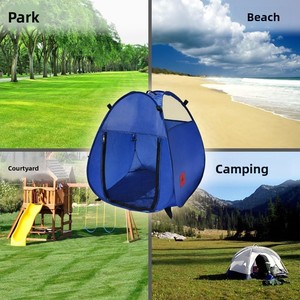 Pop Pet House Bag, Corral Portátil para Mascotas, Tienda de Campaña con 3 Ventanas de Malla, Puerta con Cremallera, Tela de Protección Solar, Seguro para Perros/Gatos/Conejos - Product Image 1