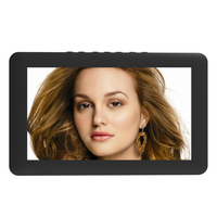 Mini téléviseur portable de 9 pouces avec batterie, entrée AV, entrée USB, téléviseurs LCD LED