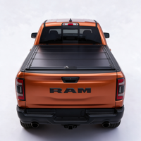 Couverture de benne rigide pliable pour Ram 1500 2019-2024, Jeep Gladiator 2020-2024, Toyota Tacoma 2024, F-150 5.5ft 6.5ft