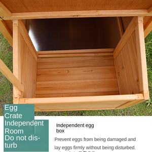 Houten kippenhok voor buiten, kweek, gemaakt in China, geen montage nodig, gratis verzending - Product Image 4