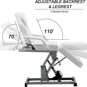 Zxm Beauty Bed Equipment Adjustable Cosmetic <b>Electric</b> Lash Bed Eyelash Spa Chair Couch Treatment Beauty Salon Bed - Product Image 6