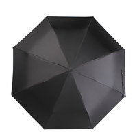 Parapluie pliant professionnel anti-soleil et anti-pluie, direct usine, 8 baleines, cadre renforcé, revêtement intérieur semi-anti-UV, imperméable et coupe-vent