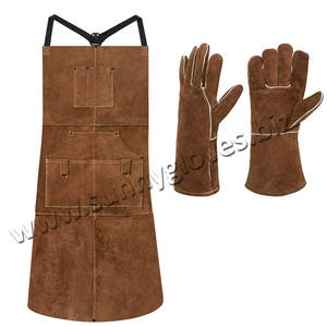 Cuir de vachette Résistant À La Chaleur De Soudage Tablier - Product Image 3