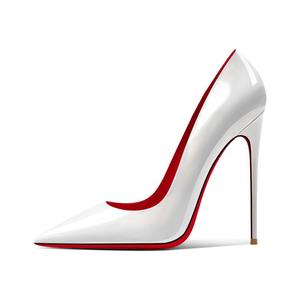 Scarpe da Donna con Tacco a Spillo Nero 12 cm, Punta Affusolata, Nuova Collezione Primavera-Estate 2026, Sexy con <span class=keywords><strong>Suola</strong></span> <span class=keywords><strong>Rossa</strong></span> a Strato Singolo - Product Image 5