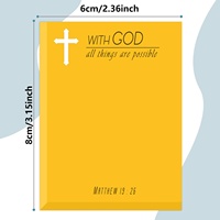 Blocs-notes autocollants chrétiens avec citations bibliques inspirantes pour messages, rappels, cadeaux, agendas, listes, planning, études, bureau, école