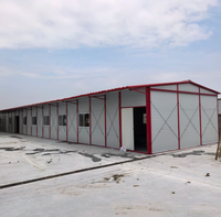 Maison préfabriquée de type K, camp de travail, dortoir démontable, hébergement temporaire pour personnel, panneaux sandwich, bâtiment de bureaux en acier, maison K