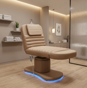 Sillón de Lavacabezas Eléctrico con Mecanismo de Elevación para Salones de Belleza y Spas, Moderno, en Cuero PU - Product Image 3